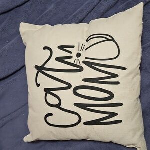 Cat Mom pillow